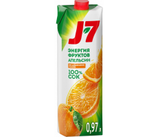 Сок J7 "Апельсин", 0.97л